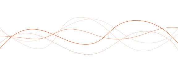 Abstract colorful flowing wave curved lines, social network technology curve line background vector