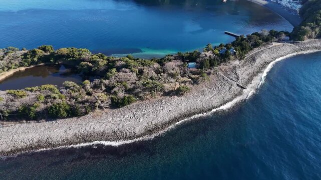 大瀬崎・岬と神池 - 静岡県沼津市,日本