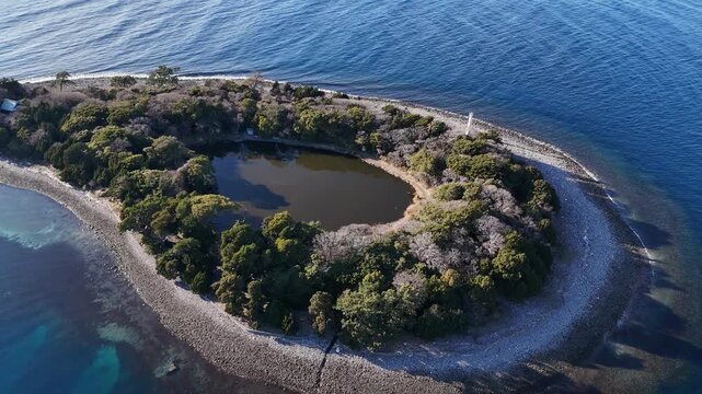 大瀬崎・岬と神池 - 静岡県沼津市,日本