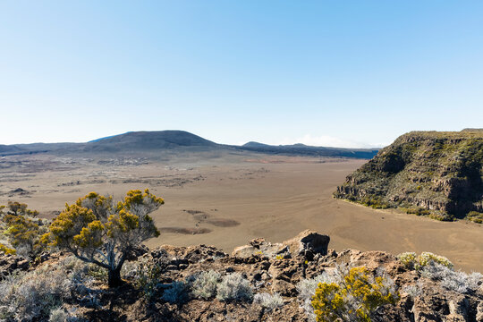 Reunion, Reunion National Park, Piton de la Fournaise, Route du volcan, Plaine des Sables
