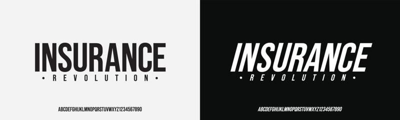 Obraz premium Modern Bold Font. Regular Italic Number Typography urban style alphabet fonts for fashion, sport, technology, digital, movie, logo design, vector illustration 