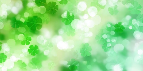 St. Patrick's Day holiday background with holiday decorations