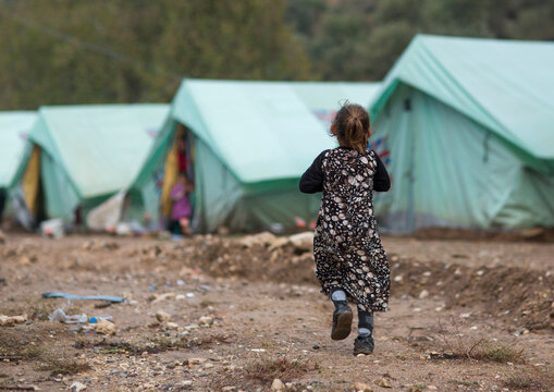 Yezedi Refugee Child From Sinjar, Lalesh, Kurdistan, Iraq