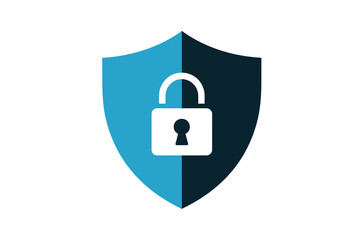 Secure Cyber Shield Lock Symbol