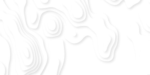 Abstract background vector Abstract wavy line 3d paper cut white background. Abstract pattern with lines. Abstract sea map geographic contour map and topographic contours map background. © armans