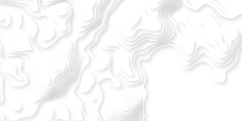 Abstract background vector Abstract wavy line 3d paper cut white background. Abstract pattern with lines. Abstract sea map geographic contour map and topographic contours map background. © armans