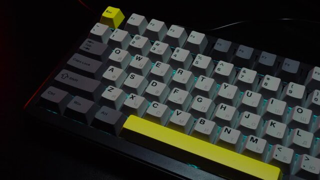 new computer keyboard with button backlight switching function with volume control