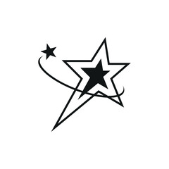 Obraz premium Y2K Star Shape