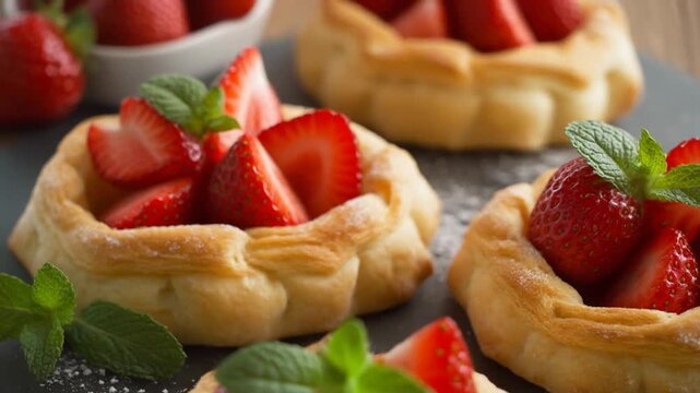 S&uuml;&szlig;es mit Erdbeeren