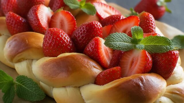 S&uuml;&szlig;es mit Erdbeeren