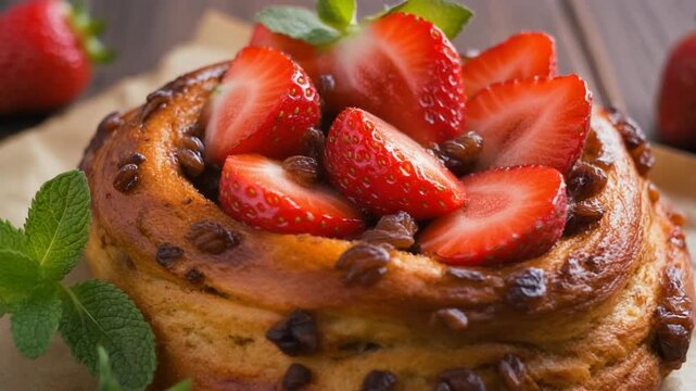 S&uuml;&szlig;es mit Erdbeeren