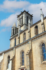 Église Saint-Jean-Baptiste de Montaigu vue de l’extérieur.