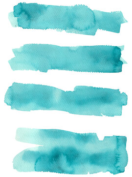 Set of vector brush strokes.Watercolor texture splatters. Grunge rectangle text boxes. Frames for text or quote.	
