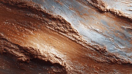 Obraz premium Rough rugged earth terrain texture showing natural land surface