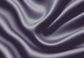 Obraz premium Purple satin fabric with halftone texture and elegant flowing folds