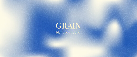 Grain blue and white gradient. Background with blur gradation. Liquid speckle noise navy soft template for trendy design. Vector abstract dark blue grainy gradient for retro y2k organic backdrop.