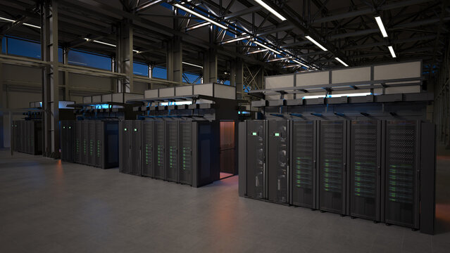 Data Center.Row Data Center Solutions
