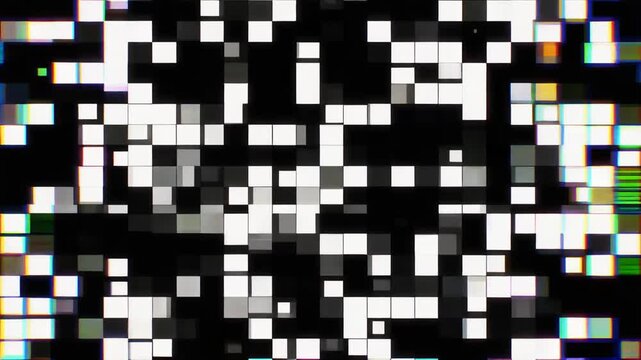 Abstract digital glitch art in 4k
