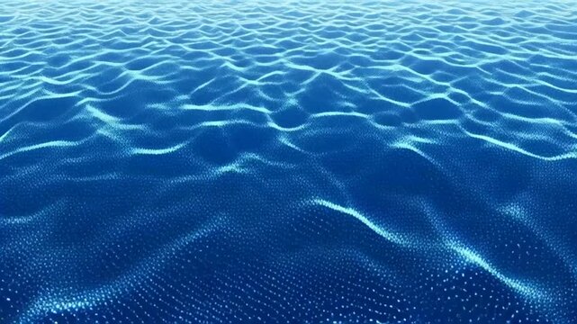 Calm Ocean Water Surface Reflections.
