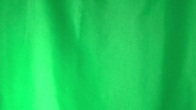 Thump pressing forward for identification, sign. Hand gesture, sign. Close-up on chromakey green background.