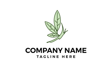 Fototapeta premium Cannabis icon logo design concept