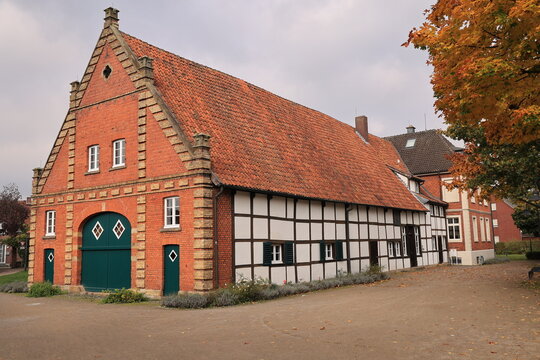 Blick in die Altstadt von Sendenhorst in Nordrhein-Westfalen	
