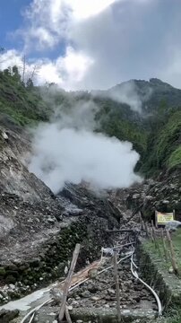 mountain landscape with lake