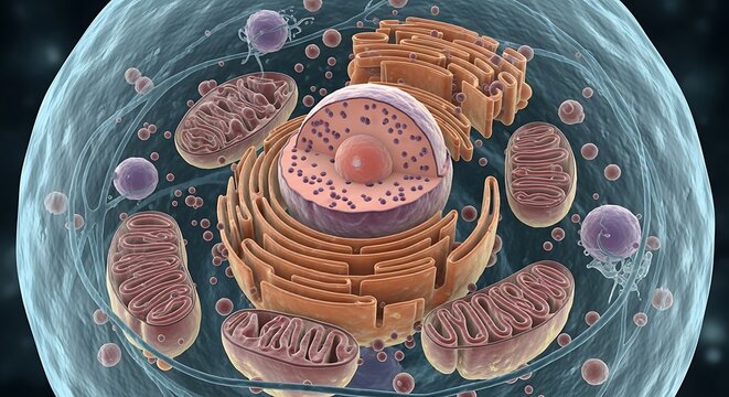 Cell structure illustration
