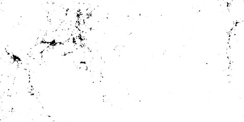 Fototapeta premium Minimalist grunge texture with scattered black ink splatters on a white background, abstract, high contrast, distressed aesthetic.