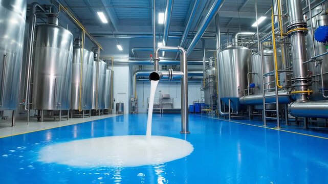Industrial liquid processing facility