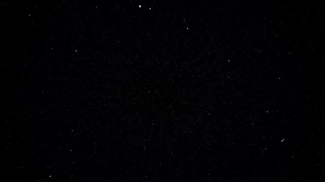 Subtle Cosmic Shimmer Backdrop. Dark Sky Filled With Sparse Glowing Stars And Soft Reflections