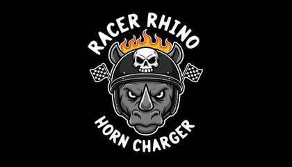 Racer Rhino Horn Charger Black Logo. © hisam