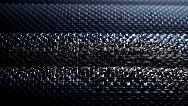 aerospace. Carbon fiber texture close-up, showcasing intricate woven pattern with metallic sheen. safety posters, maintenance manuals, designed for industrial assembly lines and welding operations.