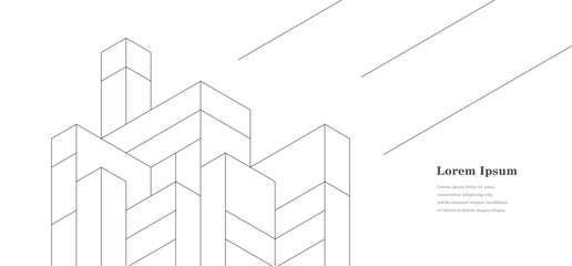 幾何学 抽象 建築 テクノロジー ビジネス 背景