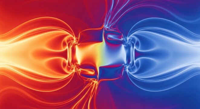 Abstract Visualization of Heat and Energy Flow