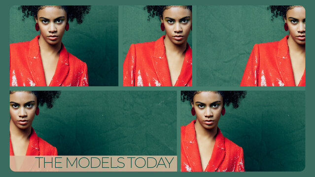 Offset Images On A Postcard Overlay