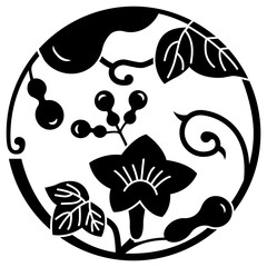 家紋です。瓢枝丸といいます。