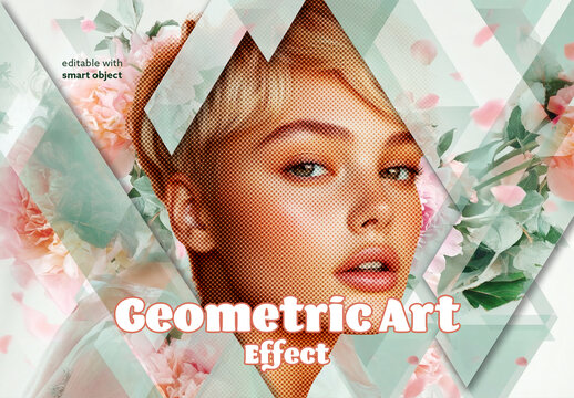 Geometric Art Photo Effect
