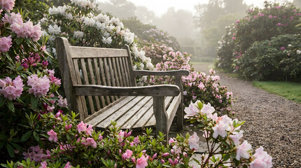 Spring Garden Morning Dew Sparkles on Fresh Herbs in a Rustic Clay Pot