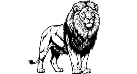 Fototapeta na wymiar lion vector illustration