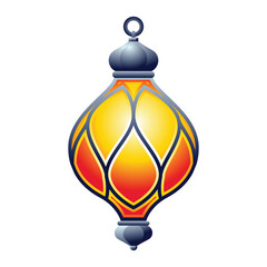 Fototapeta premium Gradient color illustrations for Ramadan Lanterns