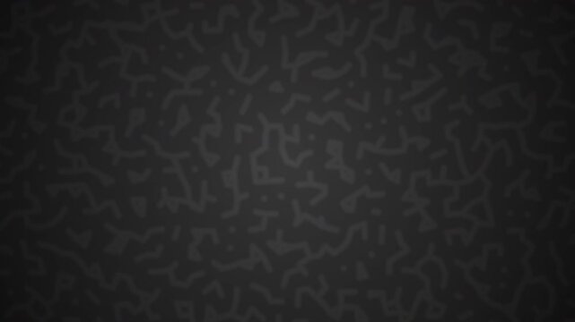Abstract Fractured Pattern Motion Background with Shifting Dark Texture. The evolving shapes resemble cracked patterns or fragmented contours that subtly shift and transform.