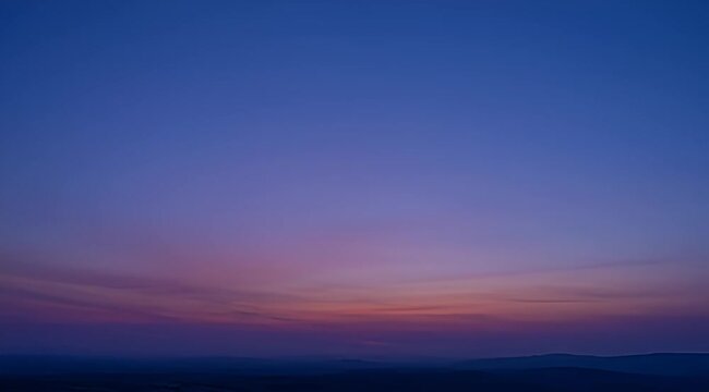 Sunset sky with pink and purple hues gradient