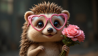 Obraz premium Beautiful toy with flowers 