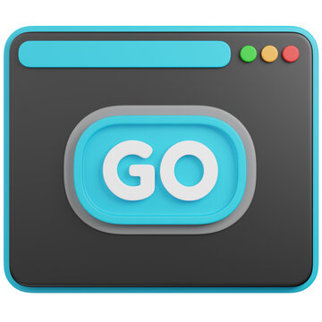 3d render  Golang window browser 
