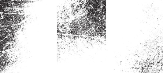 Obraz premium Grunge Urban Backgrounds set.Texture Vector.Dust Overlay Distress Grain ,Simply Place illustration over any Object to Create grungy Effect .abstract,splattered , dirty, texture for your design. 