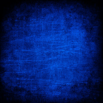 Grunge blue background with space for text