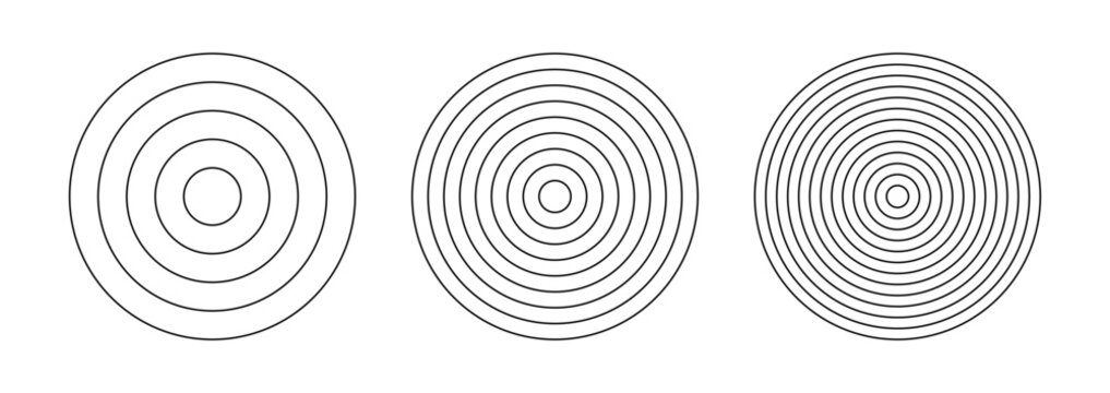 Coaching wheel of 12, 8 and 4 concentric circles. Diagram divided on four, eight, twelve round segments. Life blank. Habits tracker of wheel of life. Polar grid graph paper.