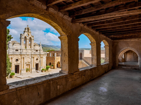 Arkadi Monastery, Rethymno Region, Crete, Greece