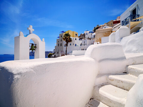Church of Saint Eleftherios, Oia Village, Santorini or Thira Island, Cyclades, Greece